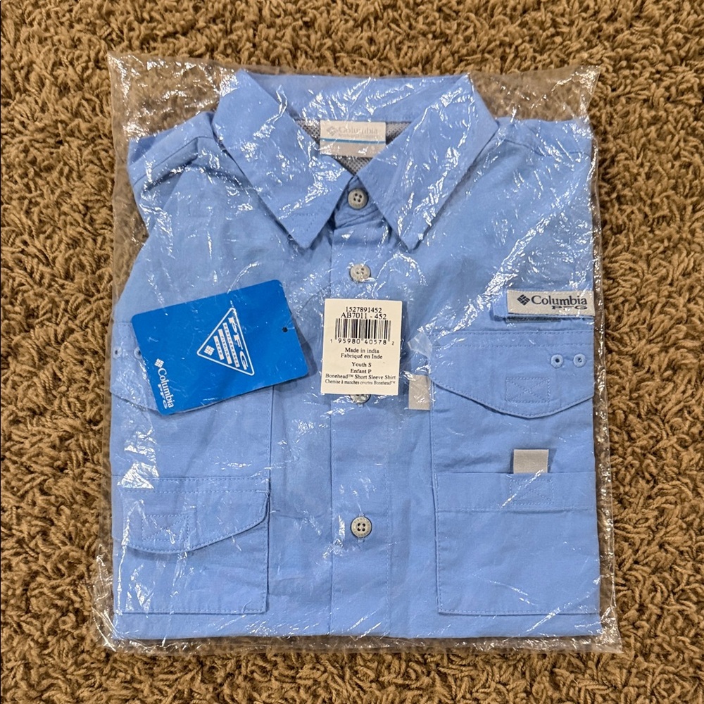 Columbia Boy’s Light Blue Casual Shirt